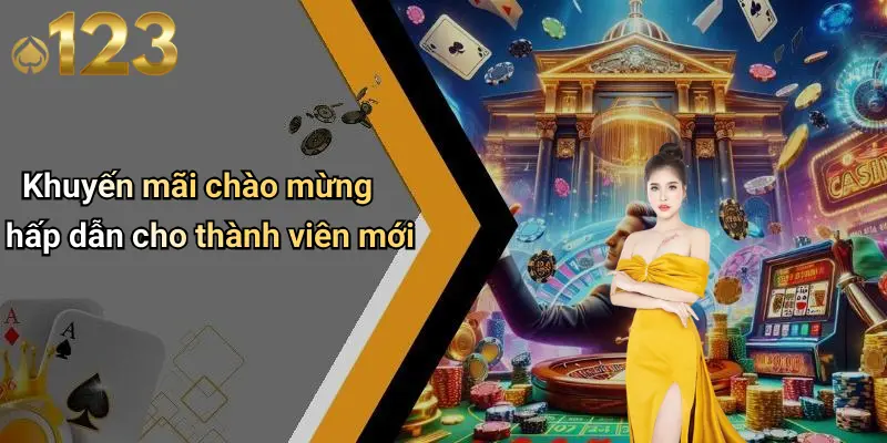 Khuyến mãi chào mừng hấp dẫn cho thành viên mới