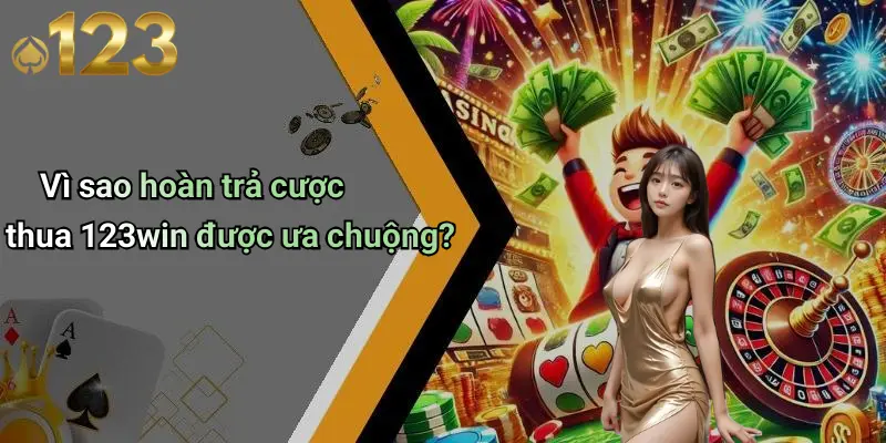 Vì sao hoàn trả cược thua 123win được ưa chuộng?